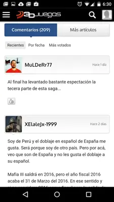 3DJuegos android App screenshot 3