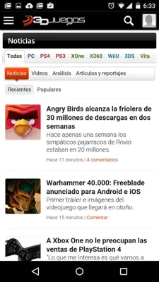 3DJuegos android App screenshot 6